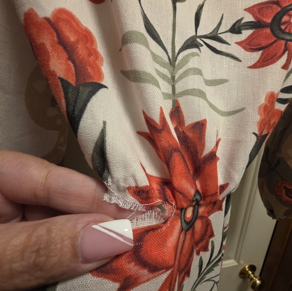 IRREGULAR Anthropologie Encantadore Renata Tropic Maxi Dress Size M - Picture 5 of 11